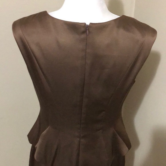 London Times brown size10 business/casual dress - Picture 4 of 7